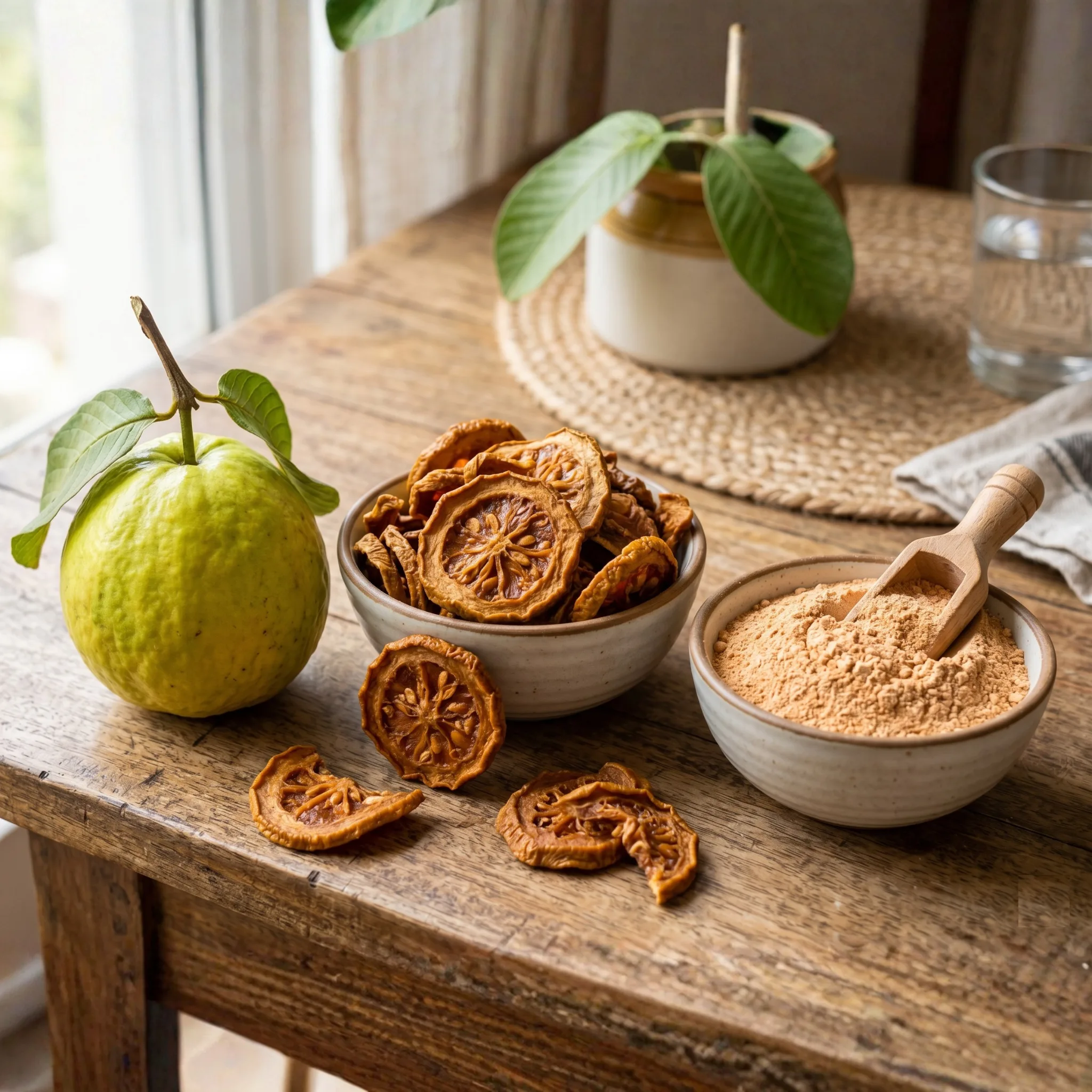 dehydrated organic guava Solar dehydrated sweet tangy dried guava slices for wholesale