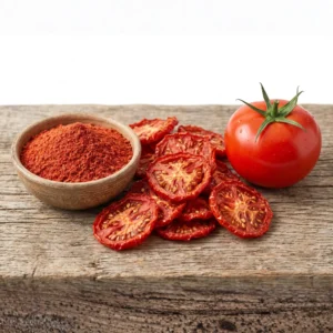 Solar dehydrated rich red dried tomato flakes for wholesale